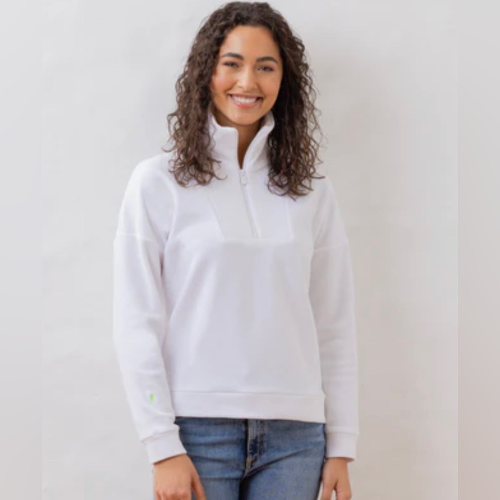 Dudley Stephens Putnam Pullover White Medium Womens